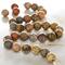 12 Pack: Brown Artistic Jasper Round Beads, 8mm by Bead Landing™